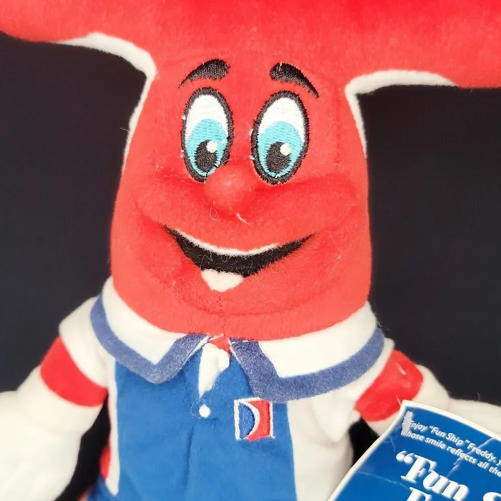 Vtg Fun Ship Freddy 12” Plush 2003 Carnival Cruise Lines Souvenir Stuffed Mascot
